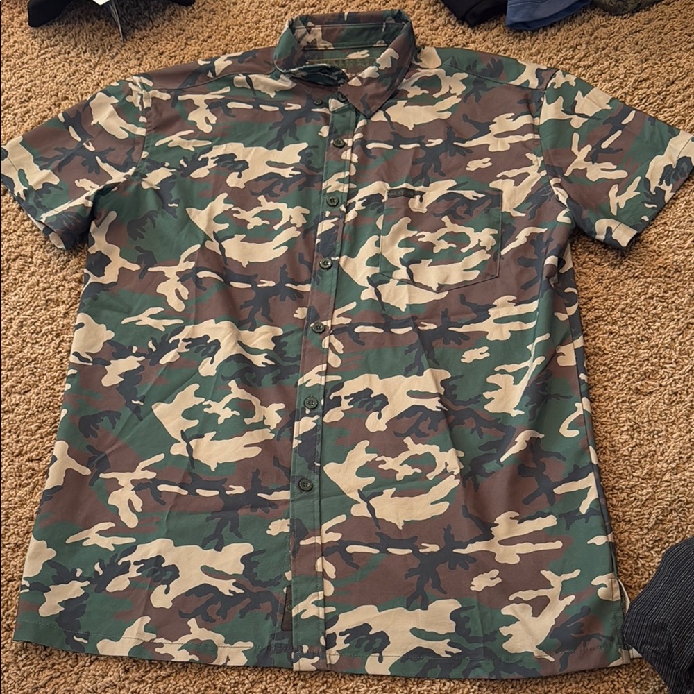 Warrior Camouflage Short Sleeve Shirt